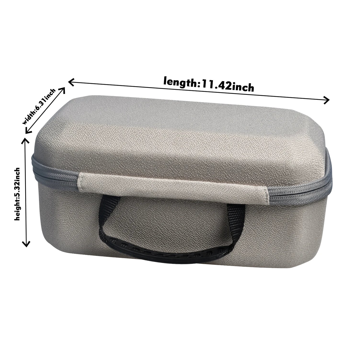 Portable Projector Carrying Case, Shockproof & Dustproof Bag for Samsung The Freestyle, with Zipper & PU Handle