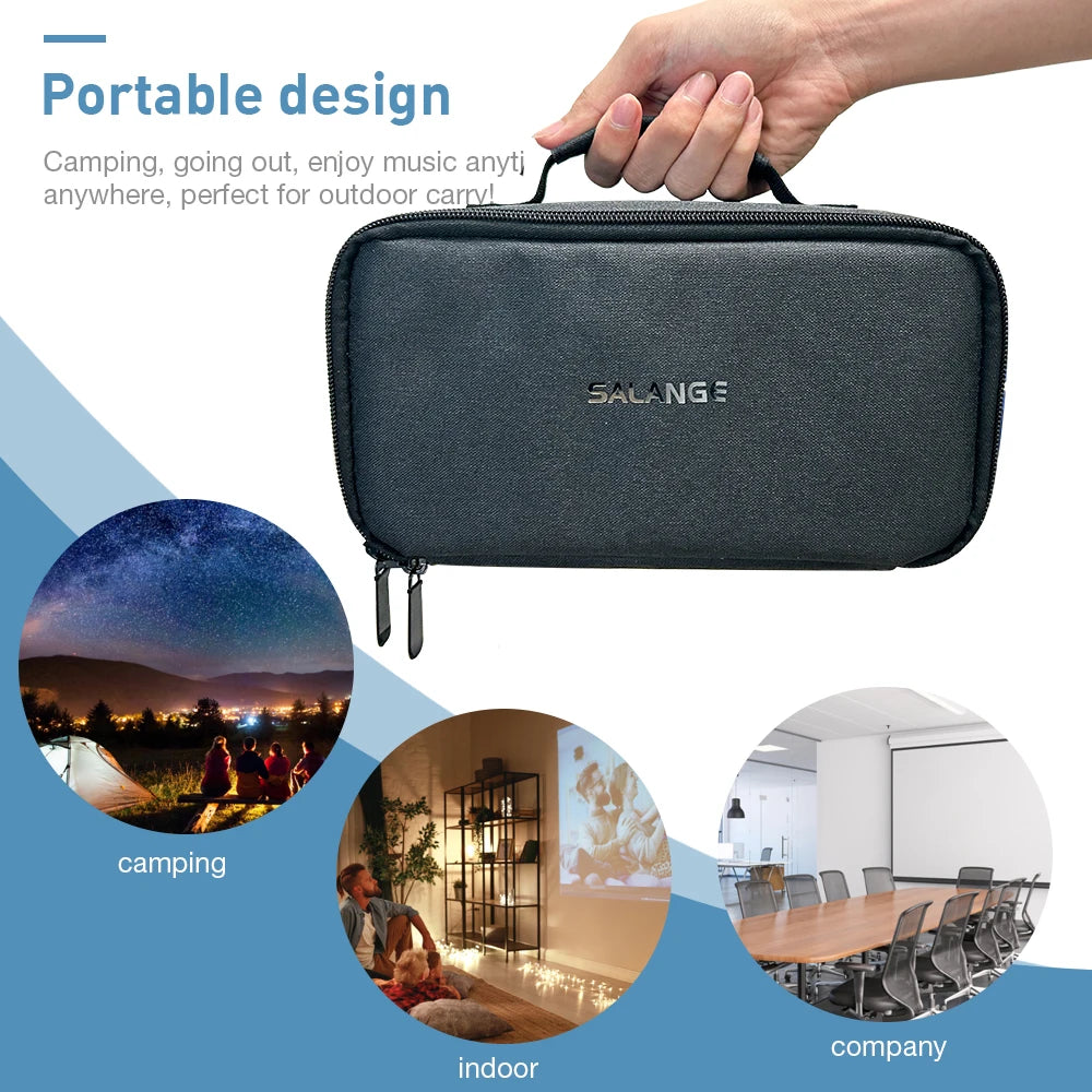 Portable Projector Carrying Case, Shockproof & Dustproof Bag for Samsung The Freestyle, with Zipper & PU Handle