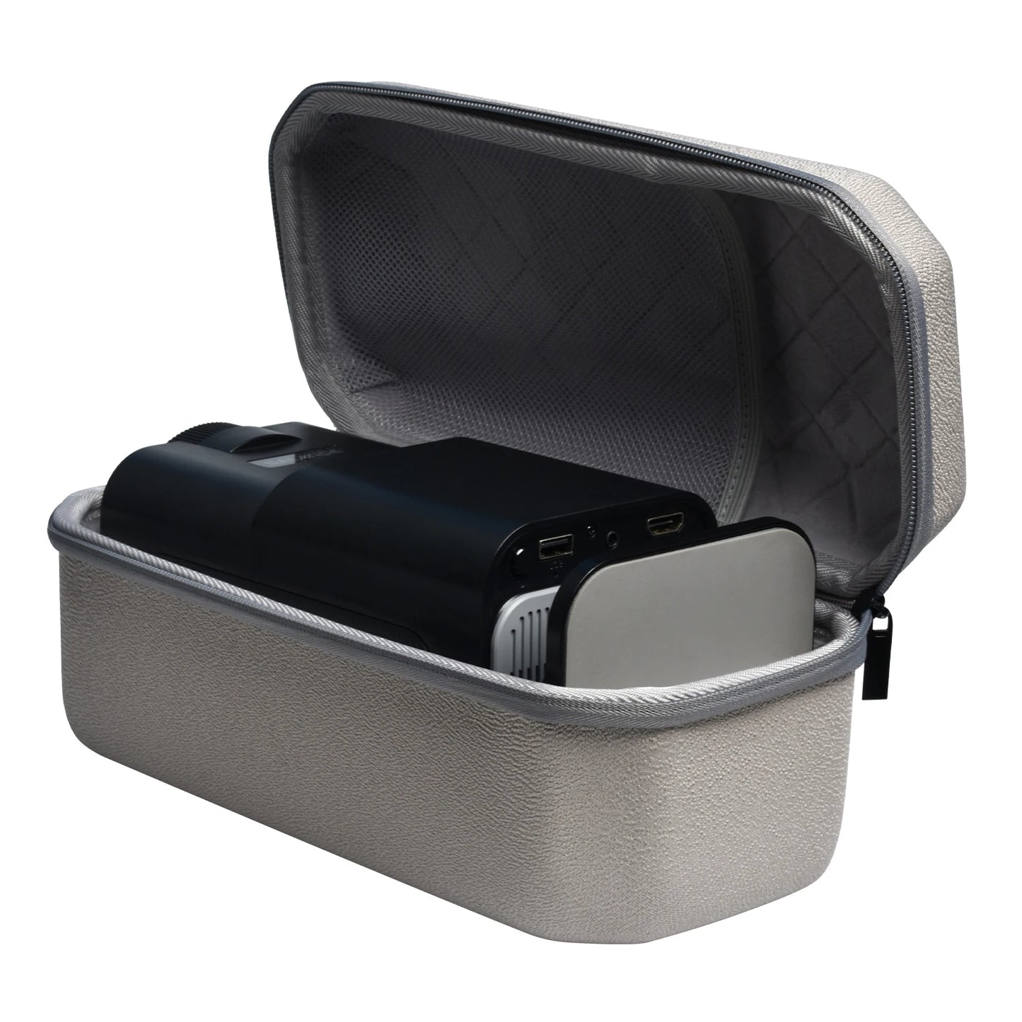 Portable Projector Carrying Case, Shockproof & Dustproof Bag for Samsung The Freestyle, with Zipper & PU Handle